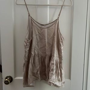 Chan luu tank; 50% silk 50% rayon; NWT
